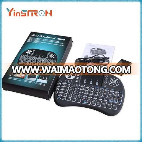 Newest I8 Backlight Keyboard China Top Ten Selling Products 2.4G Air Mouse Mini Wireless Keyboard i8+ Keyboard With Backlit